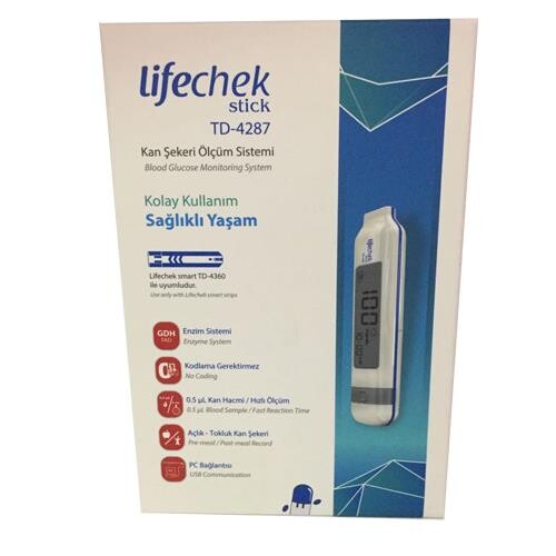 LifeChek Stick TD-4287 Kan Şekeri Ölçüm Cihazı - 1