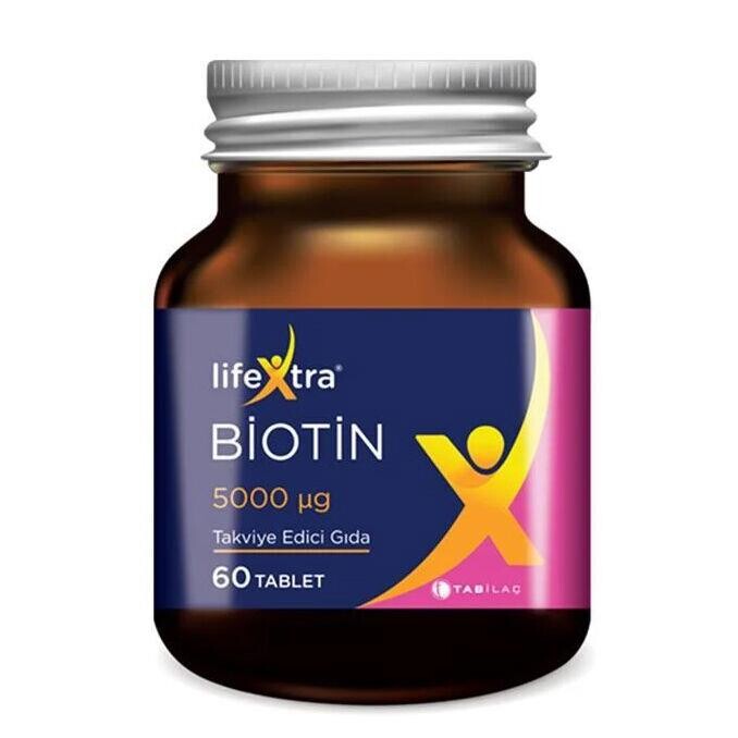 LifeXtra Biotin Takviye Edici Gıda 60 Tablet - 1