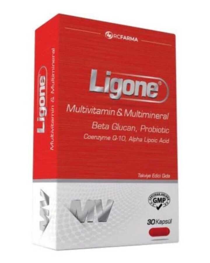 Ligone Beta-Glucan Probiotic Multivitamin 30 Kapsül - 1