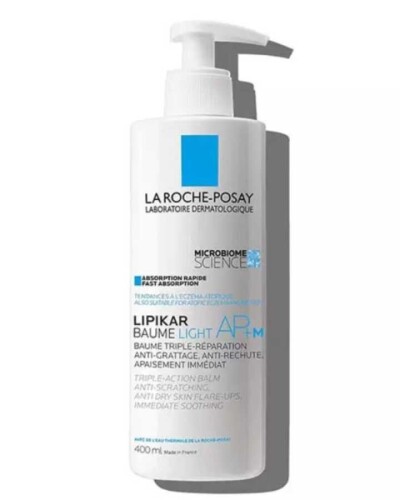 Lipikar Baume Light AP+ M Hassas ve Kuru Ciltler için Nemlendirici Hafif Balsam 400 ml 