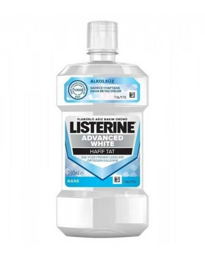 Listerine Advanced White Hafif Tat 250 Ml - 1