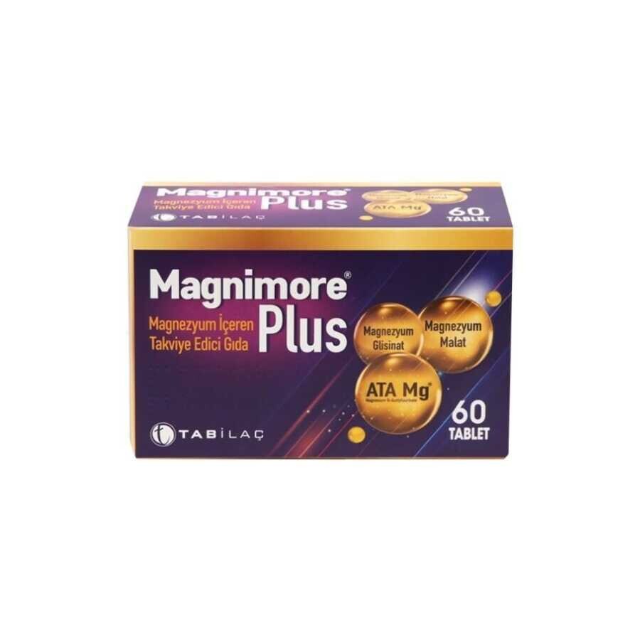 Magnimore Plus Magnezyum İçeren Takviye Edici Gıda 60 Tablet - 1