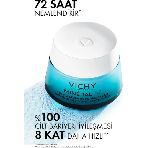 Mineral89 Tüm Cilt Tipleri İçin 72 Saat Nemlendiren Hafif Dokulu Yüz Bakım Kremi 50ml - 3