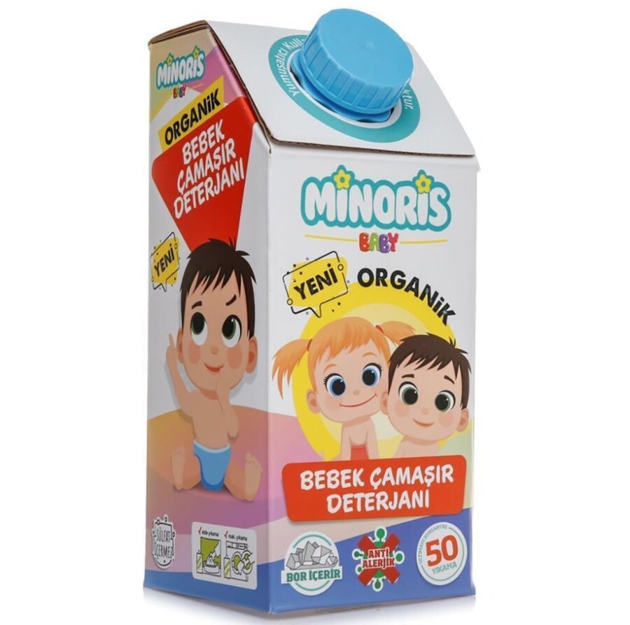 Minoris Baby Organik Bebek Çamaşır Deterjanı 1 Lt - 1