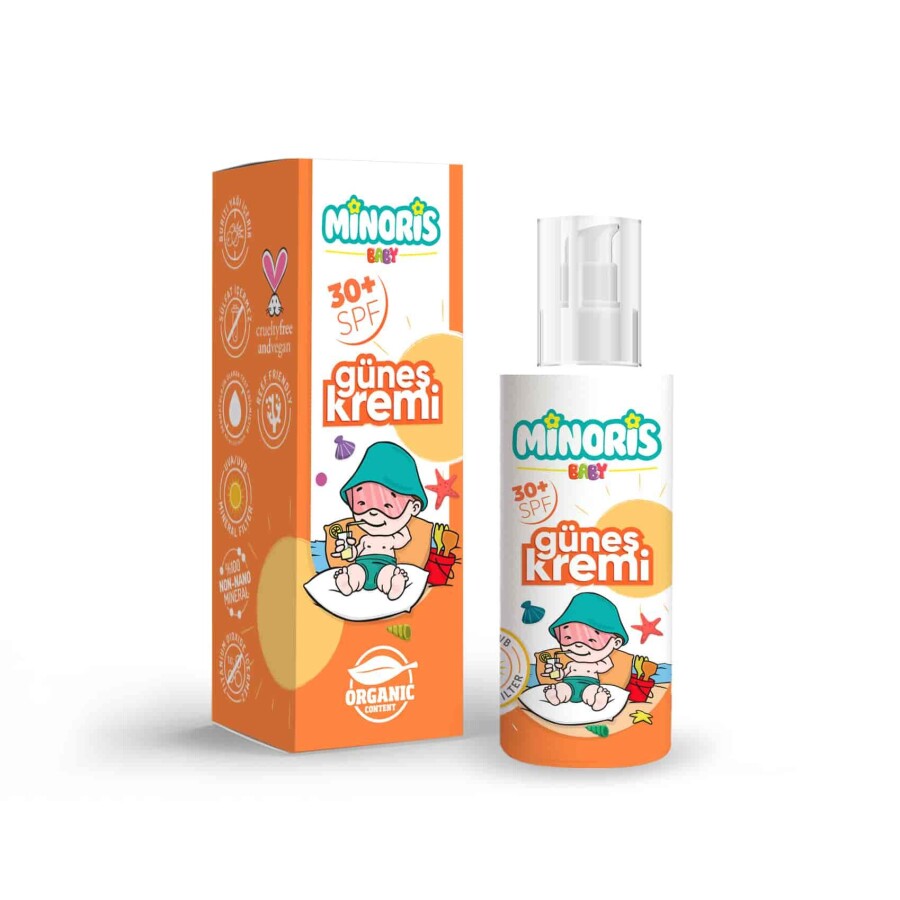 Minoris Baby Organik Güneş Kremi Sprey Spf 30+ 150ml - 1