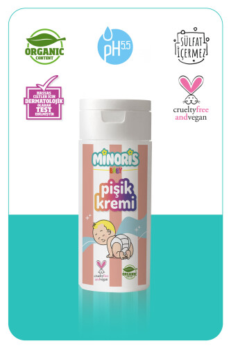 Minoris Baby Vegan Sertifikalı Pişik Kremi 55g - 2