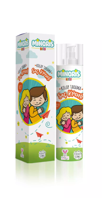 Minoris Kids Kolay Tarama Saç Kremi Karpuz Ve Çilek Kokulu 200ml - 1