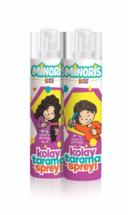 Minoris Kids Kolay Tarama Spreyi Karpuz Ve Çilek Kokulu 200ml - 1