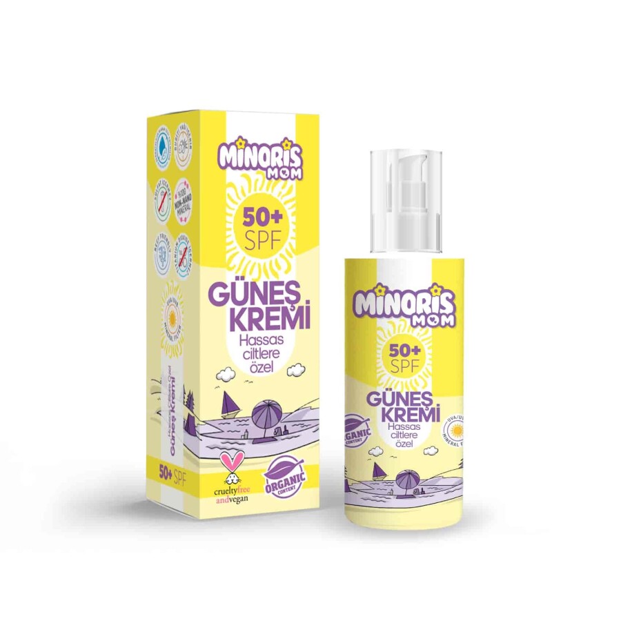 Minoris Mom Hassas Ciltlere Özel Güneş Kremi Spf 50+ 150ml - 1