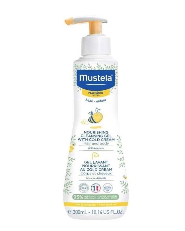 Mustela Cold Cream İçeren Besleyici Temizleme Jeli 300ml - 1