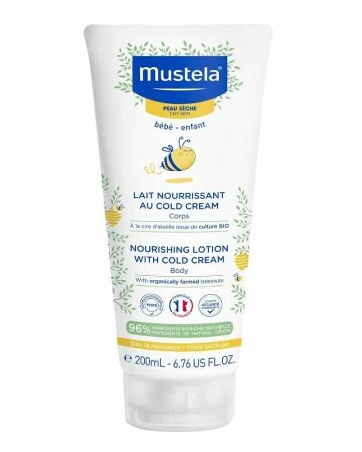 Mustela Cold Krem İçeren Besleyici Vücut Losyonu 200 ml - 1