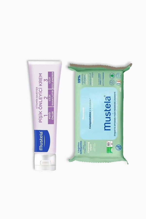 Mustela Pişik Önleyici Krem 100 Ml Compost Islak Mendil 60lı Hediyeli - 1