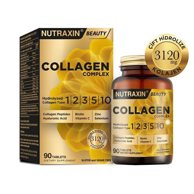 Nutraxin Collagen Beauty Complex Hidrolize 90 Tablet - 1