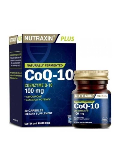 Nutraxin Koenzim Q-10 İçeren Takviye Edici Gıda 100 Mg 30 Kapsül 