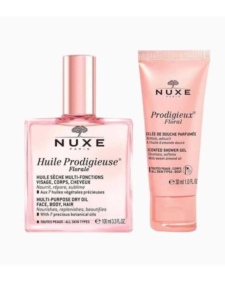 Nuxe Huile Prodigieuse Florale Çok Amaçlı Kuru Yağ 100 ml + Duş Jeli 30 ml - 1