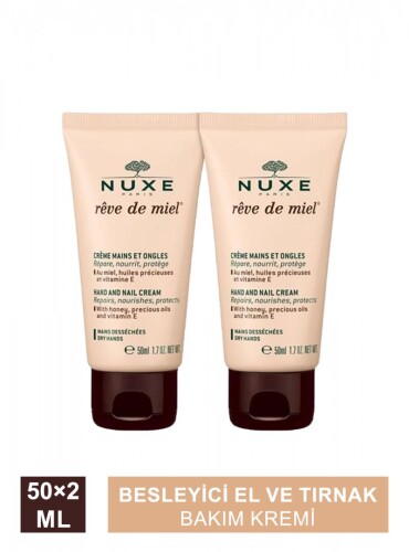 Nuxe Reve De Miel Creme Mains Et Ongles 2x50ml - 2