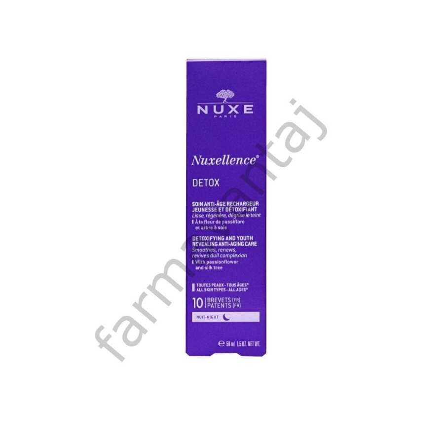 Nuxellence Detox Night Anti Aging Bakım Kremi 50ml - 1