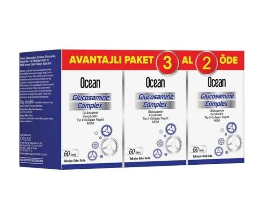 Ocean Glukozamin Kompleks 60 Tablet 3 Al 2 Öde - 1