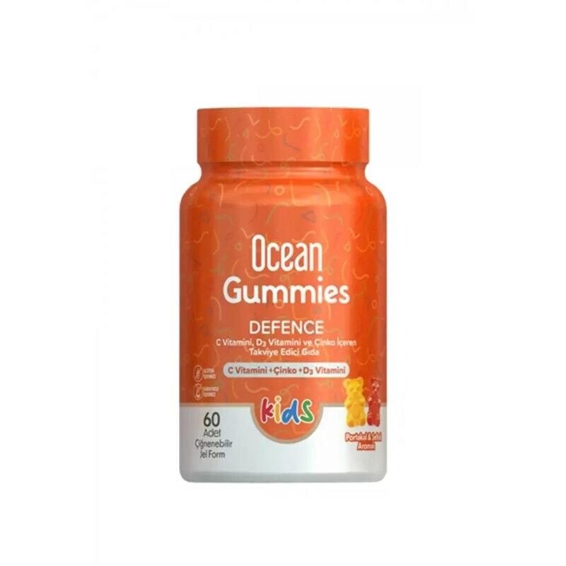 Ocean Gummies Defence Kids 60 Adet Çiğnenebilir Form - 1