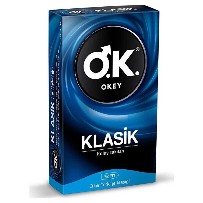 Okey Klasik Prezervatif 10 adet - 1