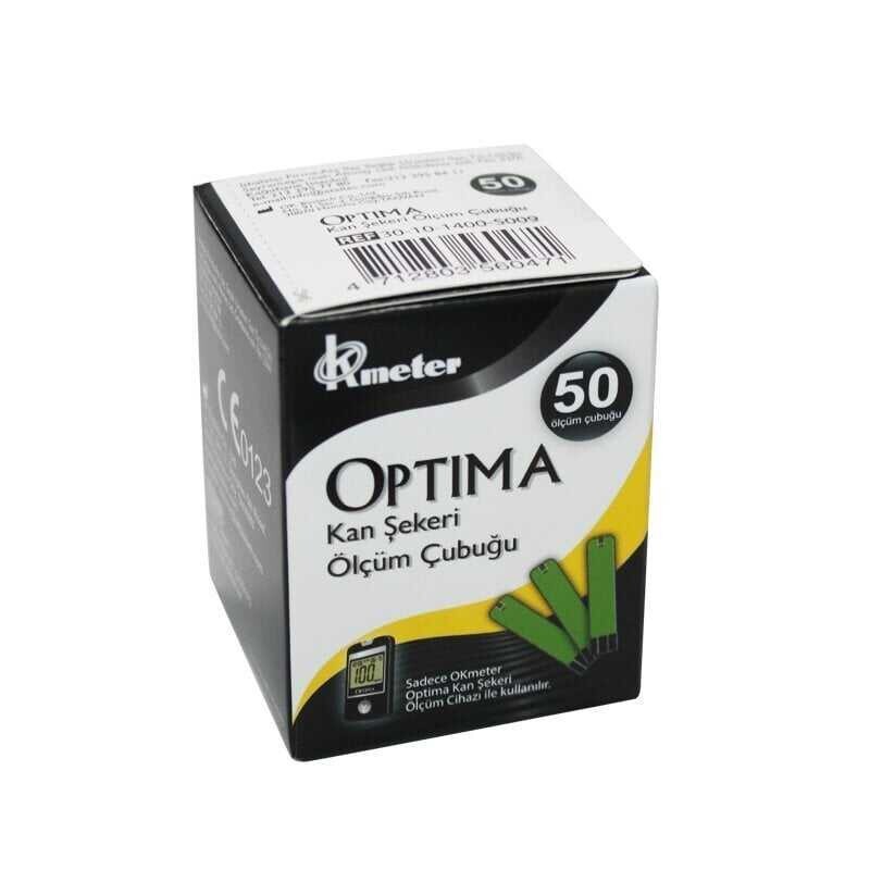 Optima Kan Şeker Ölçüm Çubuğu 50 Strip - 1