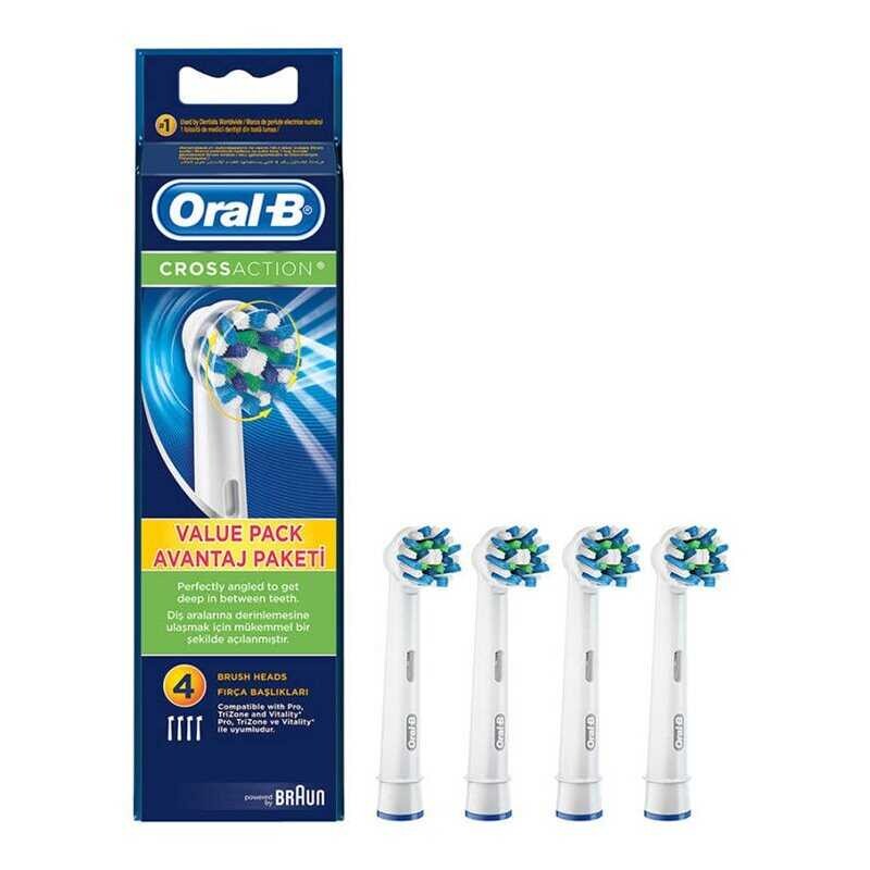 Oral-B Diş Fırçası Yedek Başlığı Cross Action 4 Adet - 1