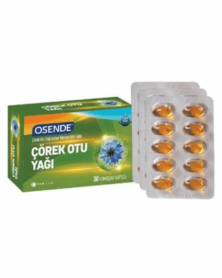 Osende Çörek Otu Yağı 30 Yumuşak Kapsül - 1