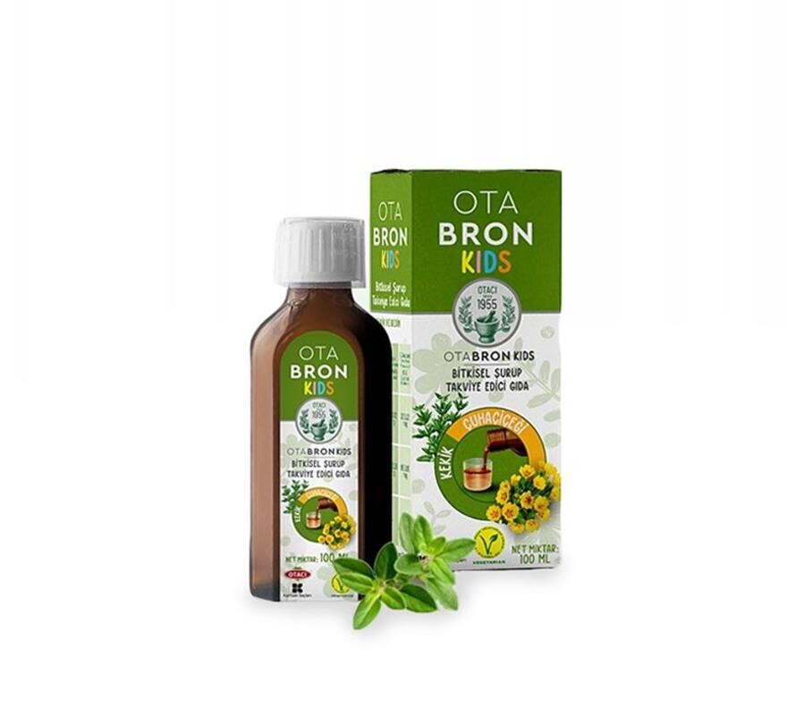 Ota Bron Kids Kekik Ve Çuhaçiçeği Bitkisel Şurup 100ml - 1