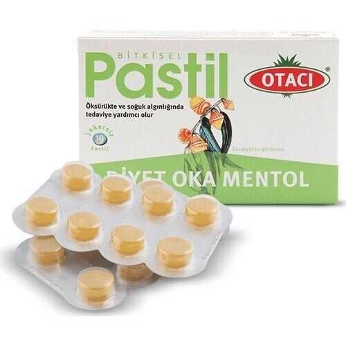 Otacı Bitkisel Diyet Oka Mentol 16 Pastil - 1