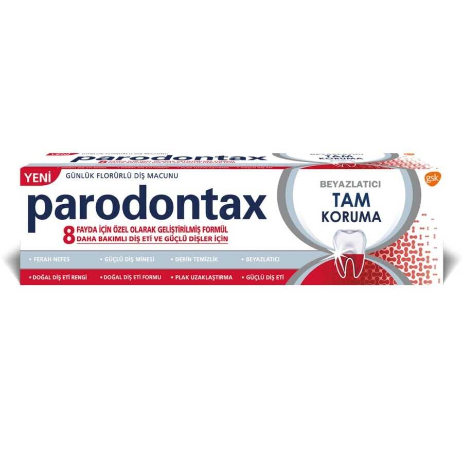 Paradontax Beyazlatıcı Tam Koruma Diş Macunu 75 ml - 1