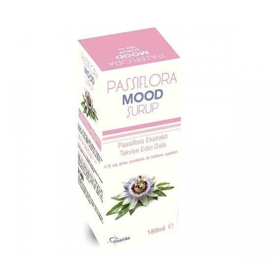 Passif Mood Şurup Passiflora Ekstraktı Takviye Edici Gıda 180ml - 1