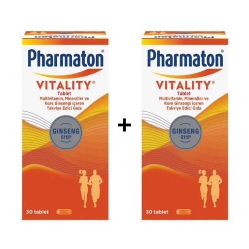 Pharmaton Vitality 30 Tablet Avantajlı 2'li Paket - 1