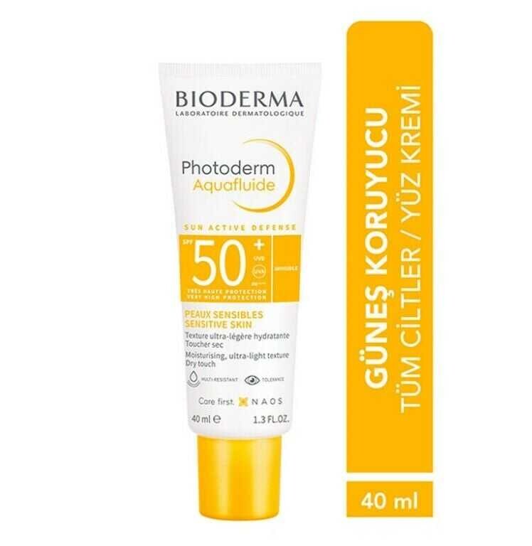 Photoderm Aquafluid Parlama Karşıtı Tüm Cilt Tiplerine Özel SPF50+ Güneş Kremi 40ml - 2