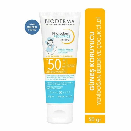 Photoderm Pediatrics Mineral SPF50+ Yenidoğan Bebeklere Özel Güneş Kremi 50g - 2