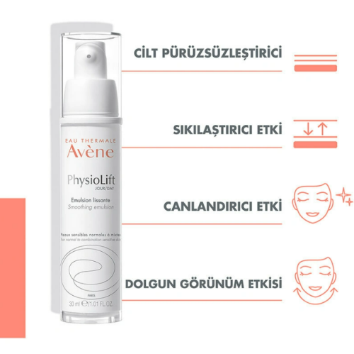 Avene PhysioLift Jour Emulsion Lissante 30mL - 2