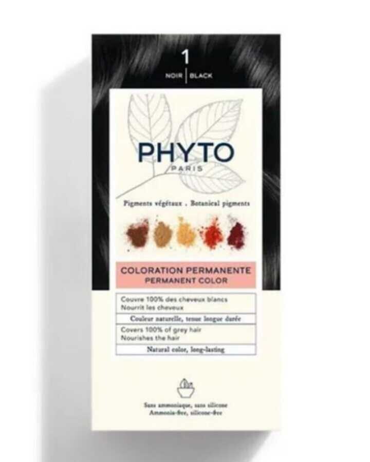 Phyto Phytocolor Bitkisel Saç Boyası - 1 Siyah - 1