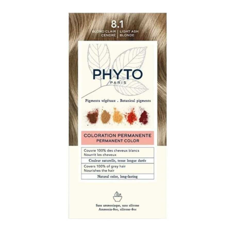 Phyto Phytocolor Bitkisel Saç Boyası - 8.1 Küllü Sarı - 1