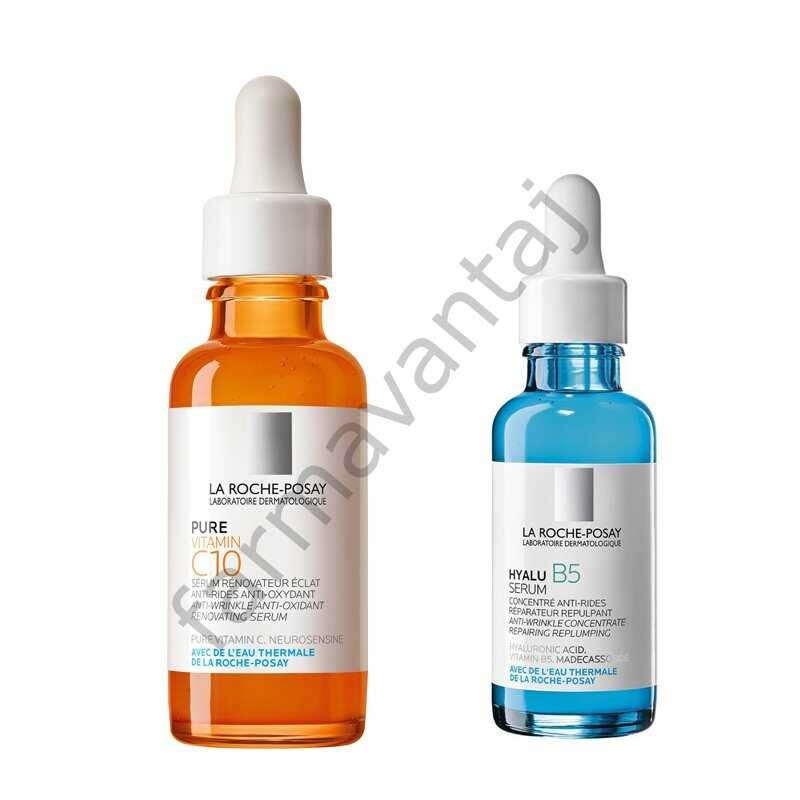 Pure Vitamin C10 Serum 30 ml | Hyalu B5 Serum 10 ml Hediye - 1