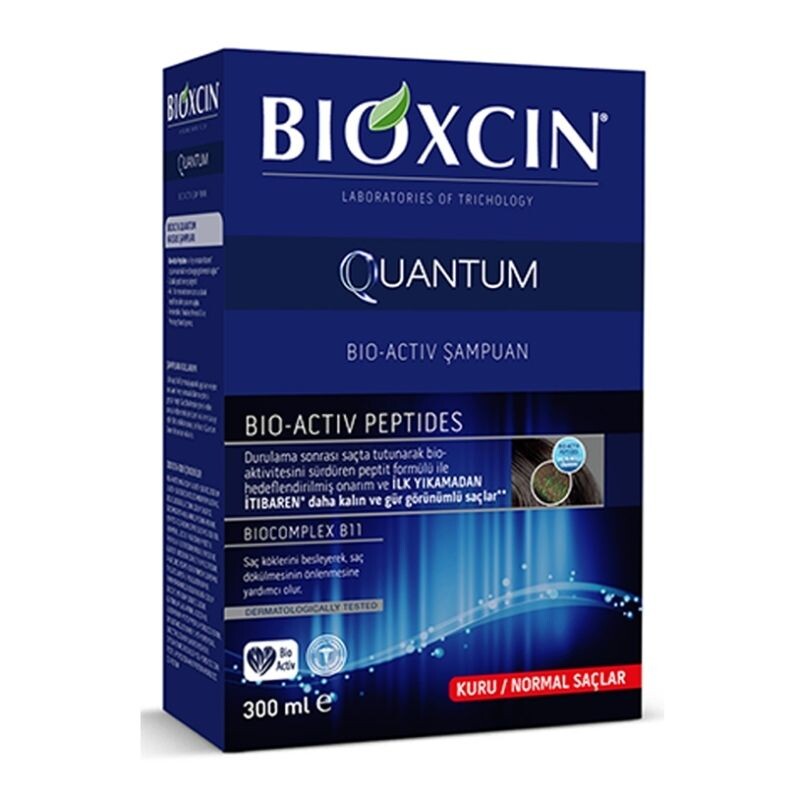 Bioxcin Quantum Bio-Activ Şampuan Kuru / Normal Saçlar İçin 300ml - 1