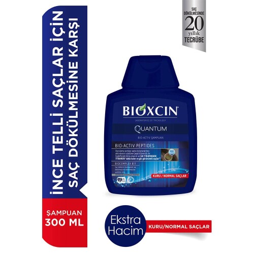 Bioxcin Quantum Bio-Activ Şampuan Kuru / Normal Saçlar İçin 300ml - 3