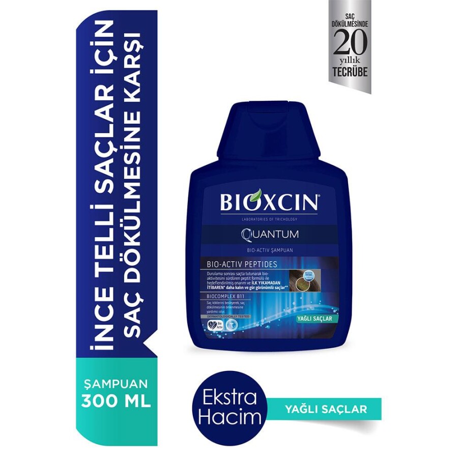 Bioxcin Quantum Bio-Activ Şampuan Yağlı Saçlar İçin 300ml - 2