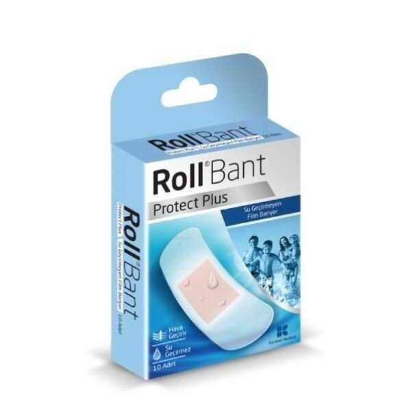 Roll Bant Protect Plus Su Geçirmeyen 10'lu Yara Bandı - 1