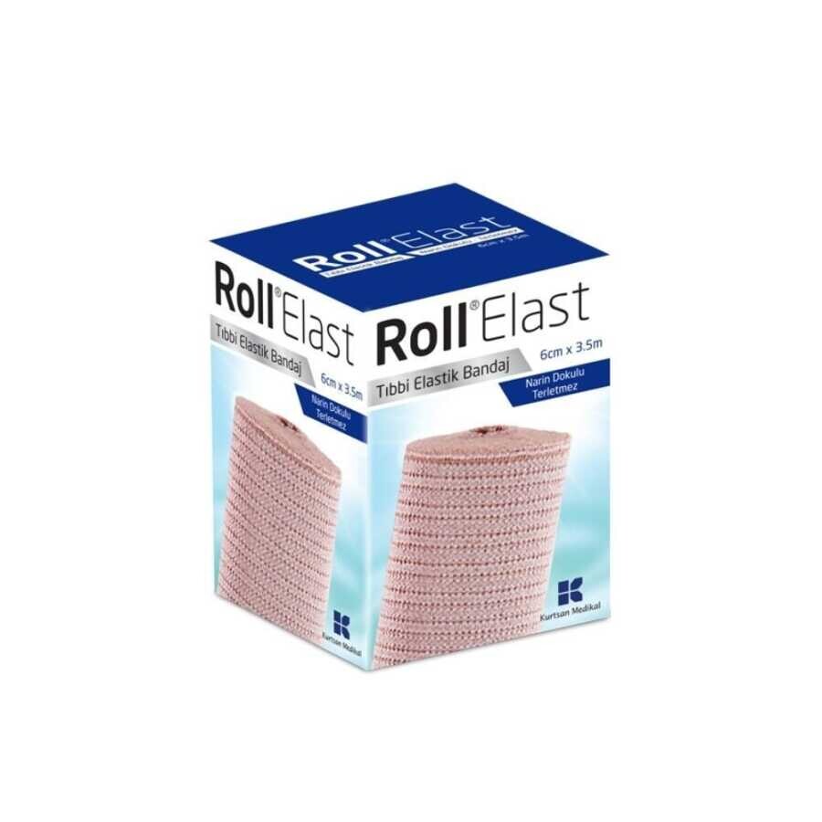 Roll Elast Tıbbi Elastik Bandaj 6cm X 3.5m - 1