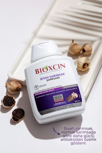 Bioxcin Saç Dökülmesine Karşı Siyah Sarımsak Şampuanı 3 al 2 öde Tüm Saçlar İçin 3X300 ml - 5