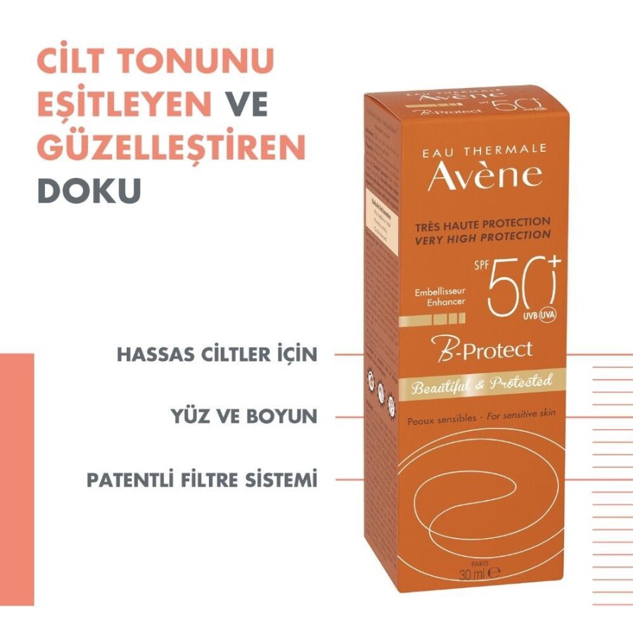 Avene Solaire B-Protect SPF 50 Güneş Kremi 30 ml - 4