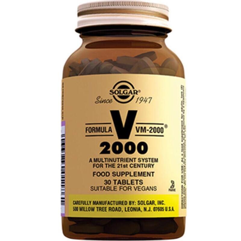 Solgar Formula Vm-2000 Multivitamin & Mineral Takviye Edici Gıda 30 Tablet - 1