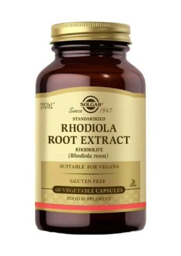 Solgar Rhodiola Root Extract Takviye Edici Gıda 60 Kapsül - 1