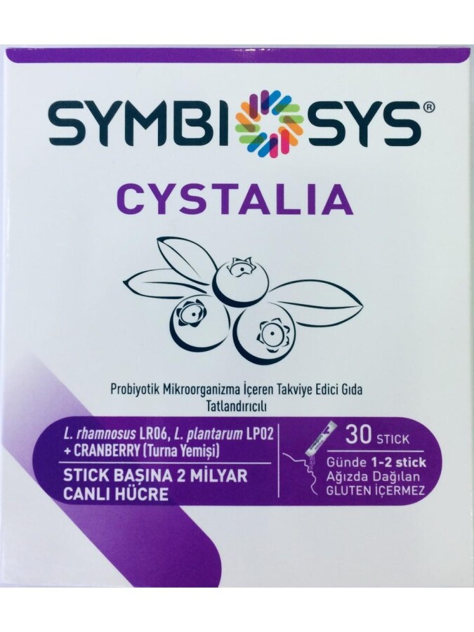 Symbiosys Cystalia Probiyotik Miktoorganizma İçeren Takviye Edici Gıda 30 Poşet - 1