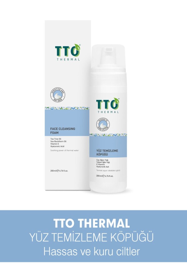 Thermal Çay Ağacı Özlü Yüz Temizleme Köpüğü 200ml - 1