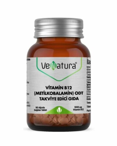 Venatura Vitamin B12 Odt Takviye Edici Gıda 90 Tablet 